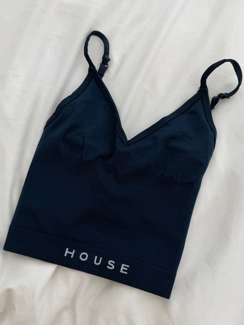 HOUSE Navy Seamless Tank Top